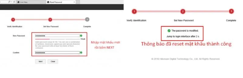 Tạo mật khẩu mới