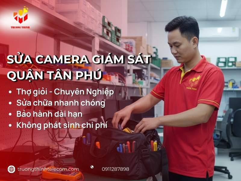 Sửa camera quan sát Quận Tân Phú