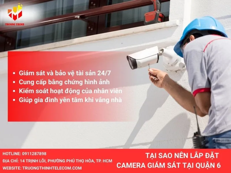 Tại sao nên lắp camera giám sát tại quận 6