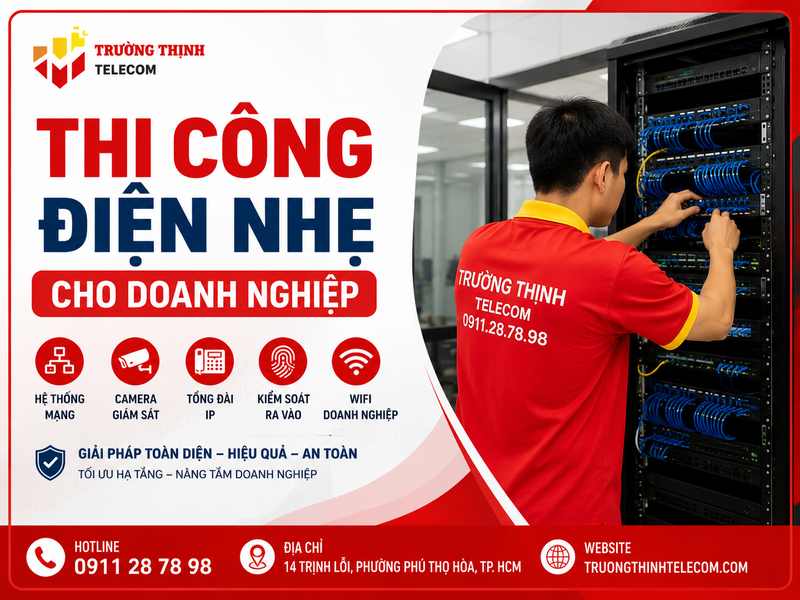 Thi công điện nhẹ cho doanh nghiệp