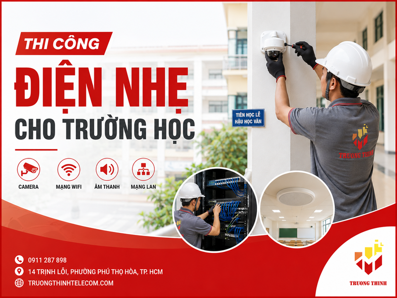 Thi Công Điện Nhẹ Cho Trường Học