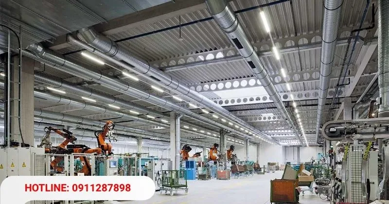 Ứng dụng của hệ thống điện nhẹ cho nhà xưởng