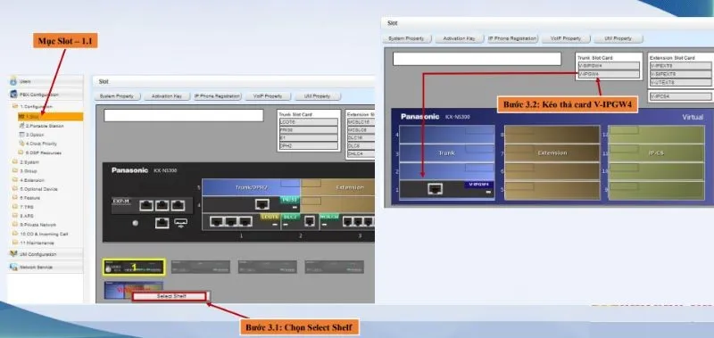 Gắn card IP ảo