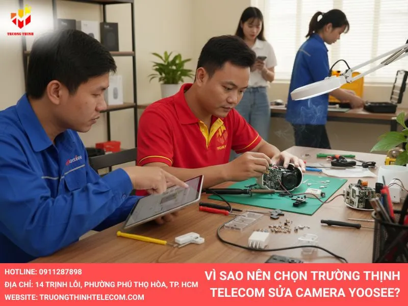 Vì Sao Nên Chọn Trường Thịnh Telecom Sửa Camera Yoosee?