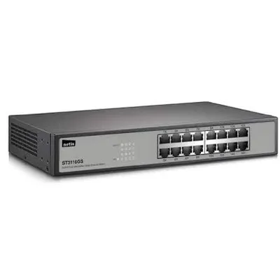 Switch Ethernet Gigabit Rack-mountable 16 cổng không quản lý Netis ST3116GS