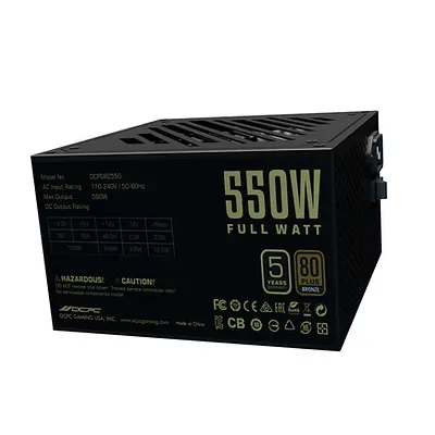Nguồn máy tính Energia Z550 Bronze OCPC OCPSBZ550M
