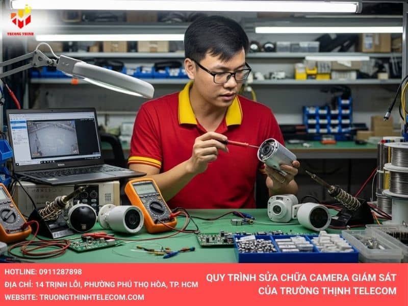 Quy trình Sửa chữa camera giám sát