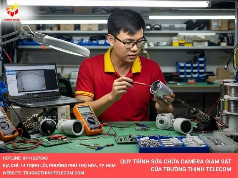 Quy trình Sửa chữa camera giám sát