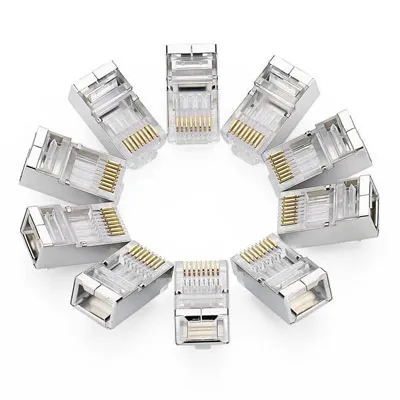 Đầu nối RJ45 cho dây mạng Cat6e, 10 chiếc/ túi Ugreen 20333