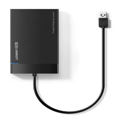 Thiết bị đựng ổ cứng 2.5 inch, dùng để kết nối ổ cứng sata với máy tính qua cổng usb, kèm dây cáp Ugreen 30847