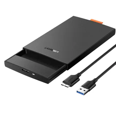 Thiết bị đựng ổ cứng 2.5 inch, dùng để kết nối ổ cứng sata với máy tính qua cổng usb, kèm dây cáp Ugreen 60353