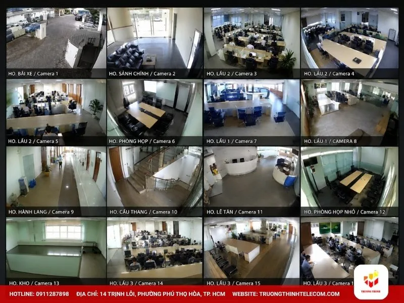 Dự án thực tế: Triển khai hệ thống 16 camera cho Công ty Xây dựng tại Quận 4