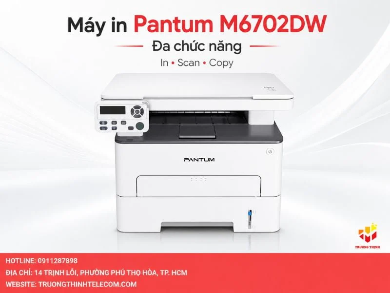 Giới thiệu tổng quan về máy in Pantum M6702DW đa chức năng
