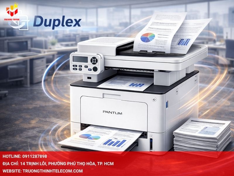 Khả năng in hai mặt tự động (Duplex) mạnh mẽ