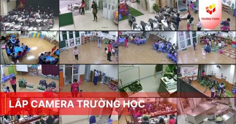 Lắp camera trường học