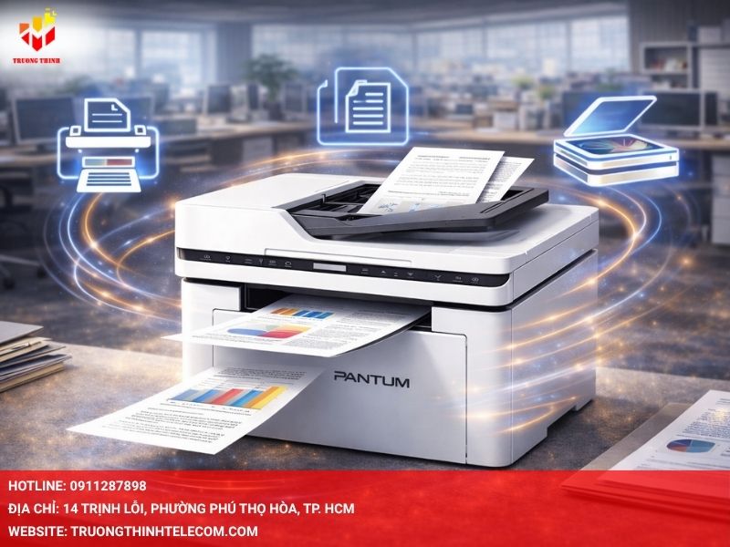 Máy in Pantum BM2310AW tích hợp đa năng: In, Copy, Scan