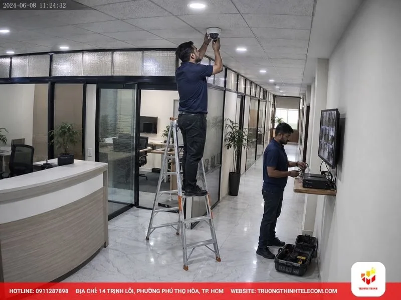 Quy trình lắp đặt camera văn phòng chuẩn chuyên nghiệp