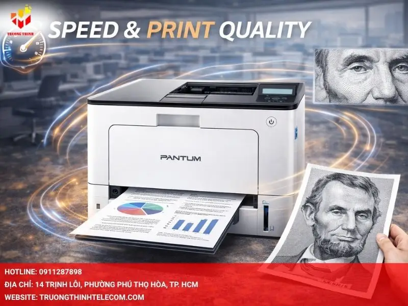 Tốc độ và chất lượng bản in hoàn hảo