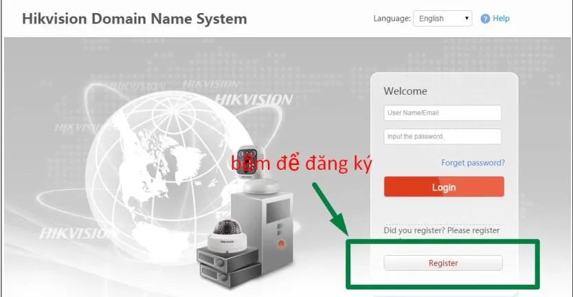 Chọn Register