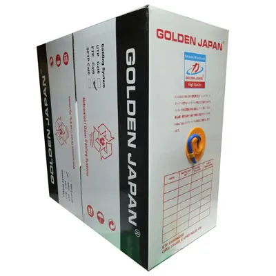CÁP MẠNG GOLDEN JAPAN 4 PAIR FTP CAT 6 ( Màu xanh dương )