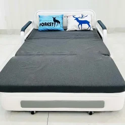 Giường xếp khung bằng gỗ, có nệm Sumika SKB120