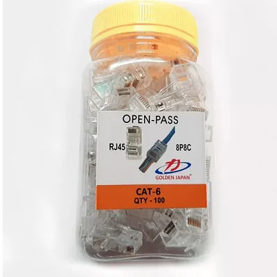 Đầu mạng xuyên thấu Golden Japan Cat6 UTP