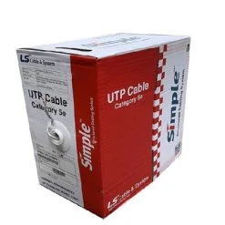 PAIR UTP CAT 5E CCA 5001 (trắng xám)