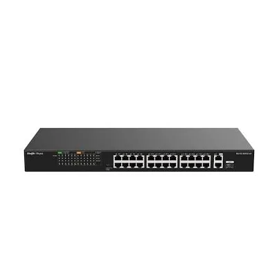 Switch PoE+ không quản lý 24 cổng 10/100 Ruijie RG-ES126FGS-LP