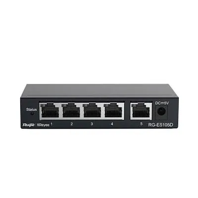 Switch không quản lý 5 cổng 10/100 Ruijie RG-ES105D