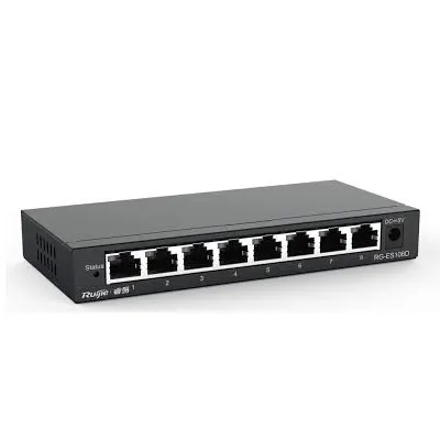 Switch không quản lý 8 cổng 10/100 Ruijie RG-ES108D