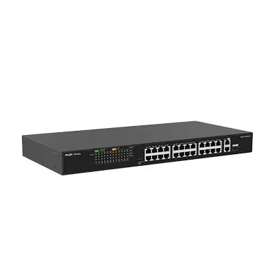 Switch PoE+ không quản lý 24 cổng 10/100 Ruijie RG-ES126FGS-P