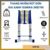 Thang nhôm rút đơn đai xanh Sumika SKB700