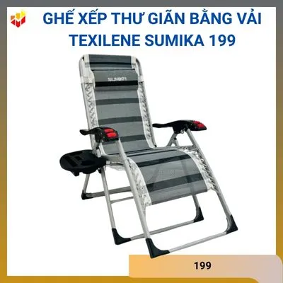 Ghế xếp thư giãn bằng vải Texilene Sumika 199