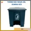 Thùng rác nhựa 25L Sumika B25