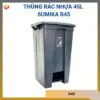Thùng rác nhựa 45L Sumika B45