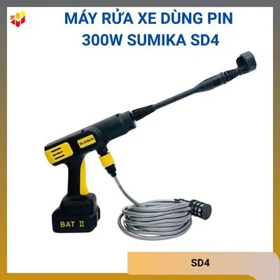 Máy rửa xe dùng pin 300W Sumika SD4