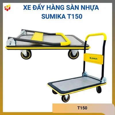 Xe đẩy hàng sàn nhựa Sumika T150
