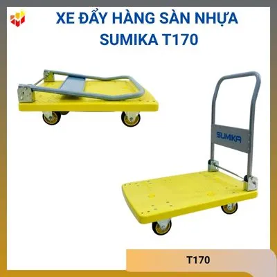 Xe đẩy hàng sàn nhựa Sumika T170