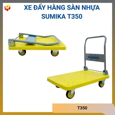 Xe đẩy hàng sàn nhựa Sumika T350