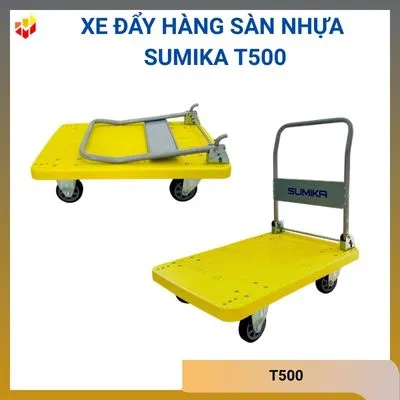 Xe đẩy hàng sàn nhựa Sumika T500