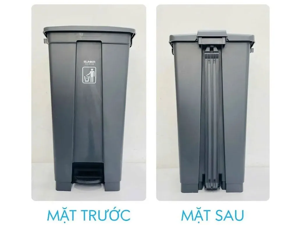 Thùng rác nhựa 45L Sumika B45