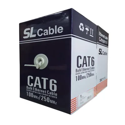 CÁP MẠNG SL 4 PAIR UTP CAT 6- 6001 (Trắng/Xanh dương)