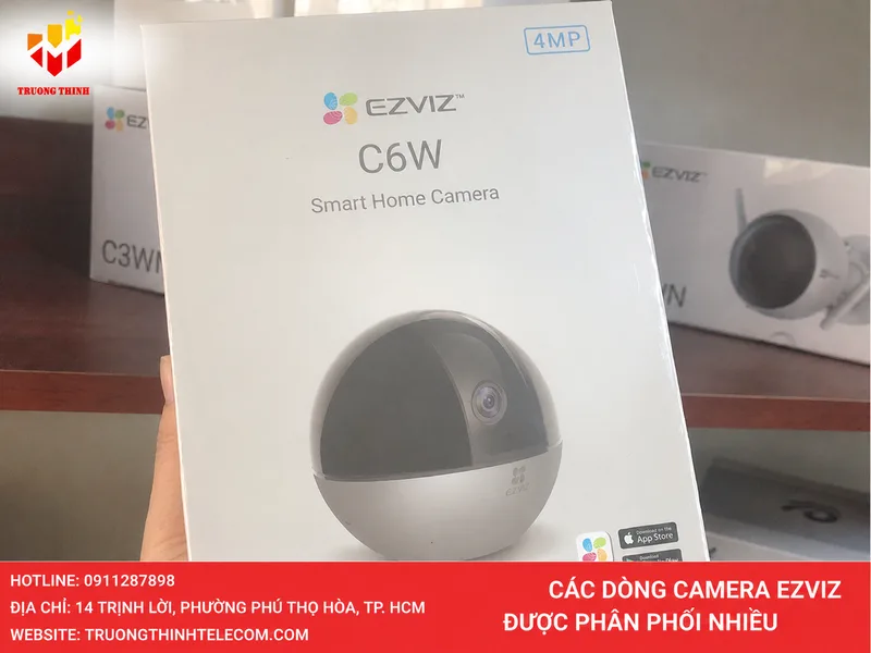 Các dòng Camera Ezviz được phân phối nhiều trên thị trường