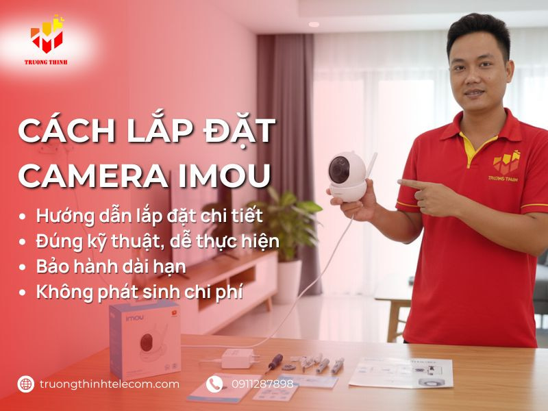 Cách lắp đặt camera imou