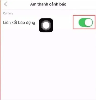 Liên kết báo động đã được kích hoạt