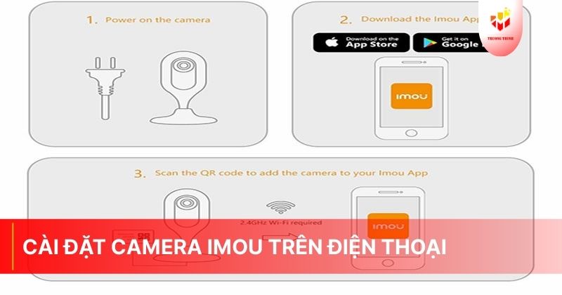 Cài đặt camera imou trên điện thoại