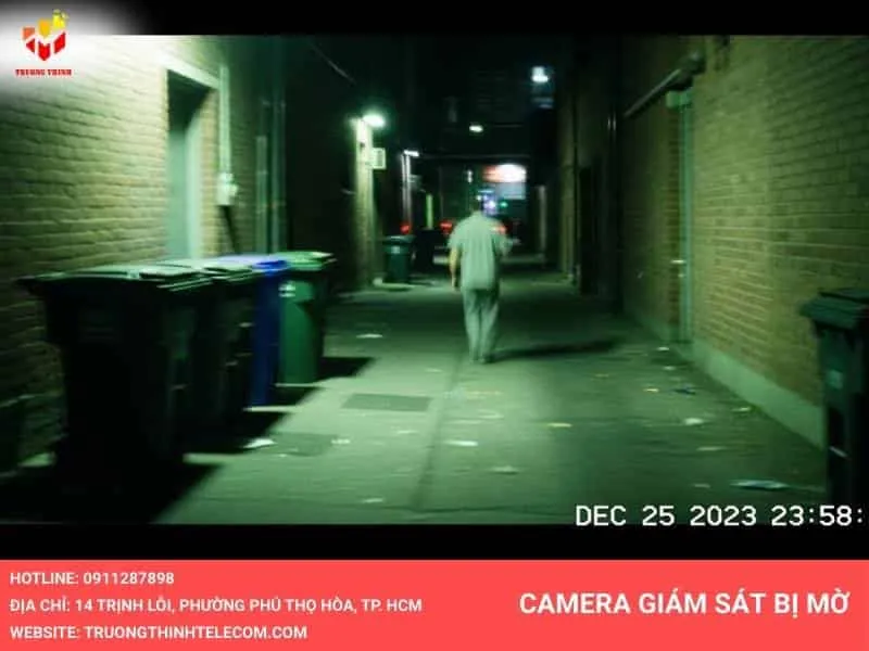 Camera giám sát bị lỗi ghi hình bị mờ