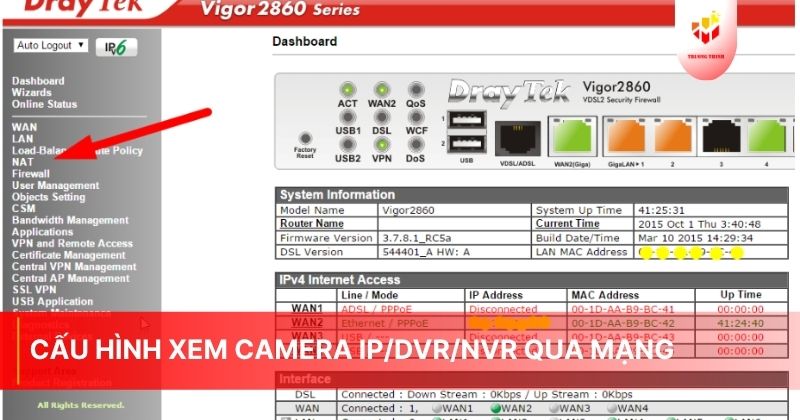 Cấu hình xem camera IP/DVR/NVR