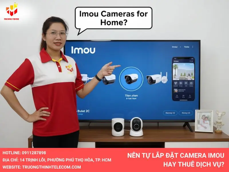 Có nên tự lắp đặt camera Imou hay thuê dịch vụ?