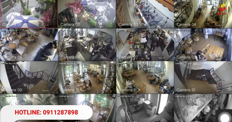 Lắp đặt camera giám sát cho nhà hàng tiệc cưới